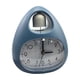 thumbnail image 2 of Reloj despertador nórdico con números arábigos, escultura de escritorio, sin tictac, con luz nocturna Azul, 2 of 9