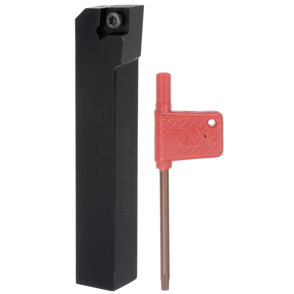 Uxcell 5/8 Lathe Indexable Carbide Turning Tool Holder SCLCL1616H09 CNC 95°