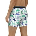 thumbnail image 6 of Mens Underwear, Dinosaur Print D Mens Underwear Boxer Briefs, Soft Breathable Underwear Long Leg For Men, 6 of 8