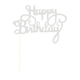 thumbnail image 4 of Bearachild Feliz cumpleaños letras brillo papel pastel Topper Cupcake postre bandera fiesta celebración Decoración Plata 10piezas Bearachild CBP142364, 4 of 6