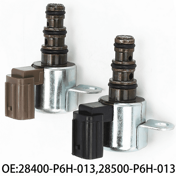 WOLFWO Transmission Shift Control Solenoid Valve B&C Shift Solenoid Compatible With 1998-2002 Honda Accord 2.3 L4 1997-1999 Honda Odyssey 2.3 L4, Repalce# 28400-P6H-013 28500-P6H-013