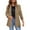 Khaki, variant on mihongmao Womens Coats with Hoods Fashion Women Turn Down Collar Long Sleeve Casual Coat Cardigan Blouse,2026 Purple M