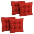 thumbnail image 1 of Coussin de Chaise de Salle à Manger en Polyester Filé 19 Pouces (Ensemble de Quatre), 1 of 2
