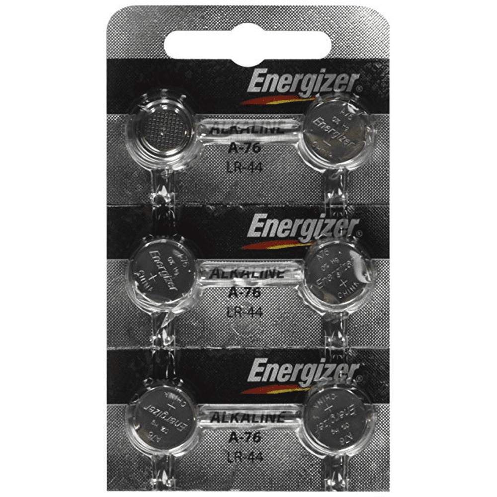 [ Strip of 6 ] Energizer A76/LR44 (A76BP), SR44, L1154, 1.5v Alkaline