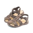 thumbnail image 2 of Sandalia Huaraches Pasitos Para Niño Ajuste Hebilla Piel cafe 17, 2 of 6