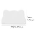 Clearance Nonspill, Nonslip, Waterproof, Easytoclean Daily Pet Silicone Placemat for Cats