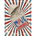 thumbnail image 3 of Love America W Banners Hoodie Women -Image by Shutterstock, Female Medium, 3 of 4