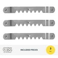 thumbnail image 5 of Ook Sawtooth Picture Hangers, ReadyNail, Large, Self-leveling, Steel, Zinc Finish, Silver, 2 pack, 5 of 11