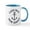 White/Blue Inside, variant on CafePress - Summer Cape May New Jersey Mugs - 11 oz Ceramic Mug - Novelty Coffee Tea Cup