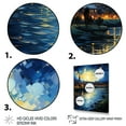 thumbnail image 3 of Designart "Starry Night Over the Rhone by Vincent II" Cityscapes Floater Framed Canvas Print, 3 of 7