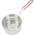 thumbnail image 3 of Yazoeia Rustproof Rustproof Stainless Steel Frying Baskets Round Antiscald Frying Basket Home (Medium 18CM) CJC912-189139, 3 of 9