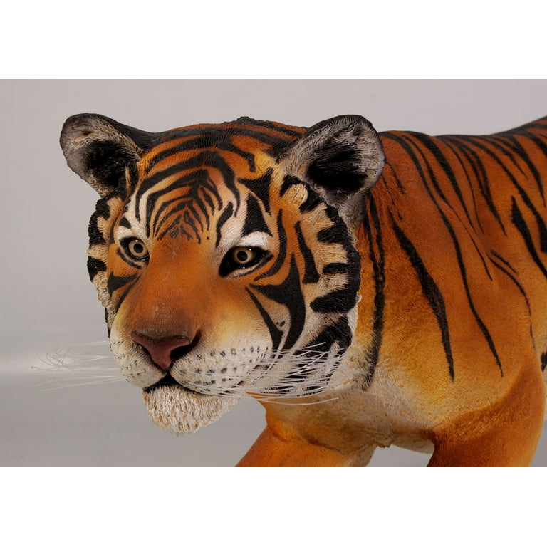 Full Size Life Like Bengal Tiger Statue