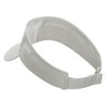 thumbnail image 3 of BASIC Embroidered Cotton Twill Sun Visor - White OSFM, 3 of 5