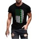 thumbnail image 1 of Camisas de Manga Larga para Hombres Blusa de Cuello Redondo de Impresión Cómoda, Camisa Casual de Poliéster para Uso Diario, de Fiesta Y de Primavera de Verano, 1 of 4