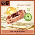 thumbnail image 3 of Toallitas húmedas JOLLY WIPE, desechables, extragrandes, 99% de agua+aloe, 200 g, 3 of 8