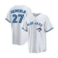 thumbnail image 1 of Toronto Blue Jays Guerrero Jr.27 Bichette 11 Adult Navy Baseball Jersey _M, 1 of 4