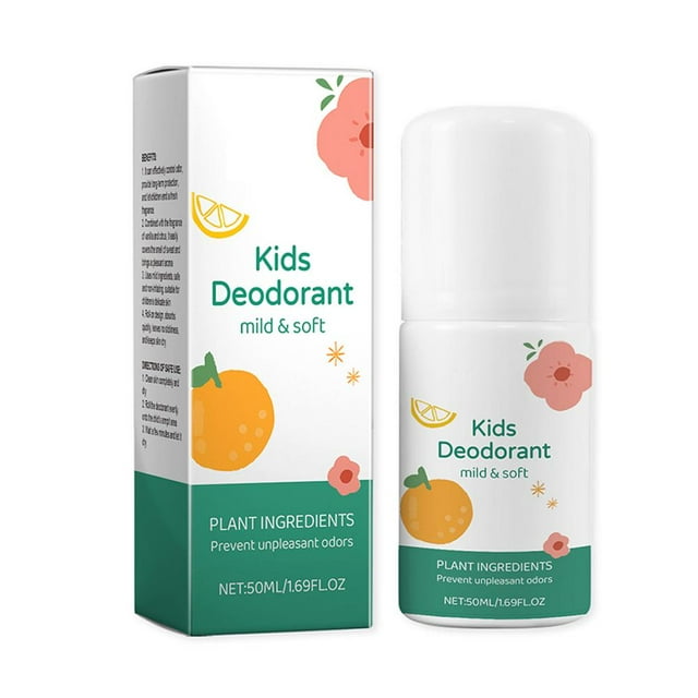 TQEHS Desodorante natural para niños y adolescentes, desodorante corporal para niños: 50 % de descuento en desodorante L1J7