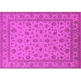 thumbnail image 1 of Ahgly Company Indoor Rectangle Oriental Pink Traditional Area Rugs, 2' x 4', 1 of 4