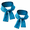 Lake blue, variant on 2 Pack Cooling Neck Wraps for Women and Men, Reusable Water-Activated Cooling Scarves with Gel Beads, Adjustable Snap Neck Coolers for Yoga, Running, Workouts and Outdoor Activities, Lake blue
