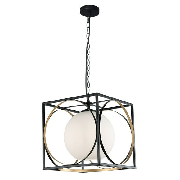 Lámpara Colgante E26/E27 60W Enif Oro Opalino 2G ILUMINACIÓN .