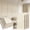 Ivory White, variant on Plank & Hue 4Pcs 48"x24" 3D Faux Stone Wall Panels, Imitation Stone Wall Décor Wainscot Panel Board for Interior Accent Walls, Carbon Gray