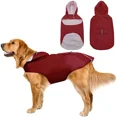 thumbnail image 2 of Chubasquero para perros pequeños y grandes, ropa impermeable para mascotas, abrigos reflectantes para la lluvia para perros, chaqueta con capucha, chubasquero para chihuahua, suministros para mascotas, 2 of 5