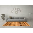thumbnail image 3 of Ahgly Company Indoor Rectangle Abstract Orange Modern Area Rugs, 7' x 9', 3 of 4