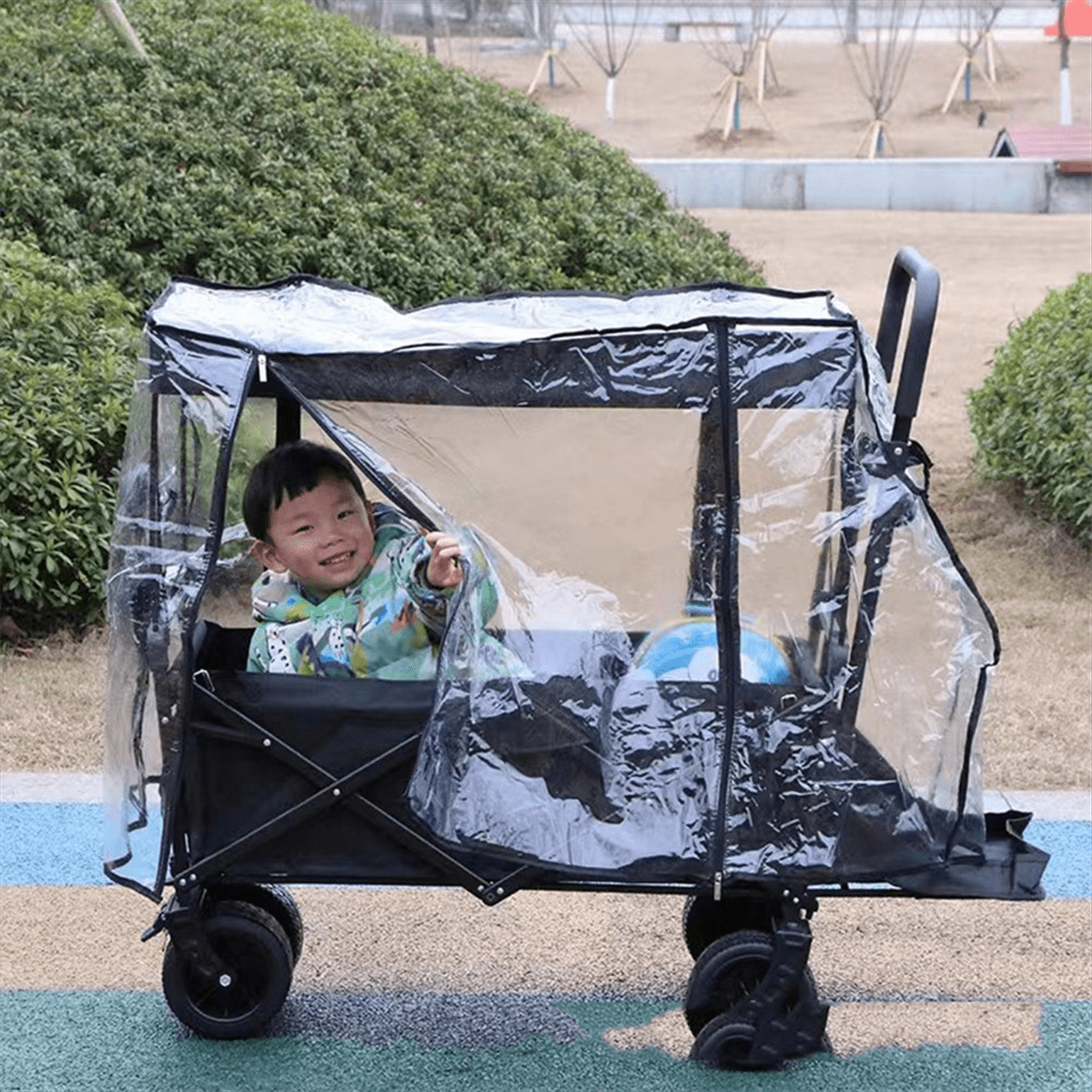 Camping Trolley Rain Cover Garden Picnic Wagon Stroller Cart Waterproof Cover Camping Equipment