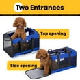 thumbnail image 5 of Conlun Cat Dog Carrier,Soft-Sided Pet Carriers for Dogs with 4-Sided Mesh,Cat Transport for Large Cats Small Dog Up to 9.9Kg,Collapsible Dat Travel Carrier-L,Blue, 5 of 8