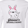 thumbnail image 4 of Inktastic Glammas Snuggle Bunny Easter Long Sleeve Youth T-Shirt, 4 of 5