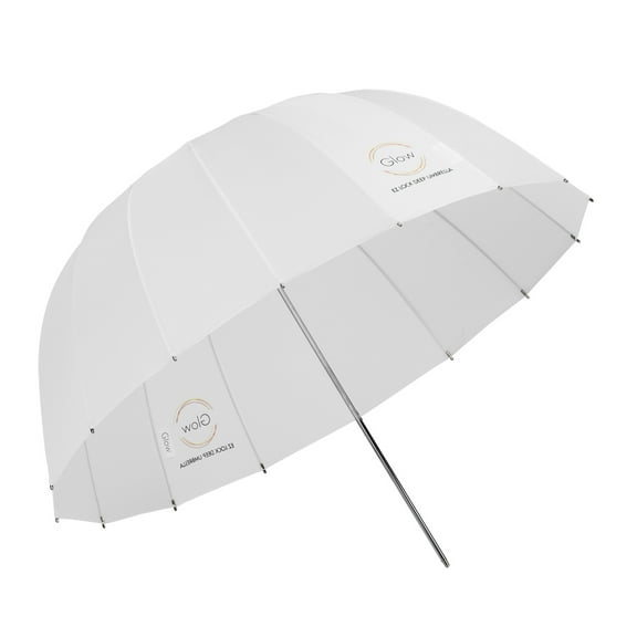 Glow Easy Lock Medium Deep Translucent Fiberglass Umbrella (33")