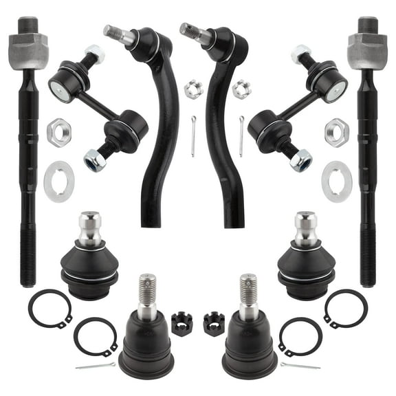 BOXI (Set of 10) Front Ball Joints Tie Rods Sway Bar Links Fit for Infiniti QX56 2004-2010 / for Nissan Armada 2005-2015 / for Nissan Titan 2004-2015| EV800216 ES800031 ES800032 K80994 K80647 K750146