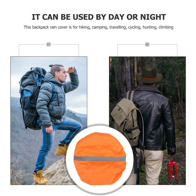best day backpack rain cover Raindrops Waterproof Cover Reflective Tape Bag Backpack Rain Hood Travel