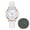 White, variant on Women's Watches, Classic Quartz Watch with Luminouse Easy Read Dial, Leather Watch Band, Vintage Small Face Round Watches for Women, Birthday Gift for Ladies (Red)