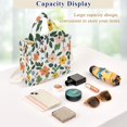 thumbnail image 5 of FORMRS Womens Corduroy Tote Bag Crossbody Shoulder Handbag with Pocket, Retro Colorful Flowers, 5 of 7