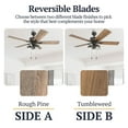 thumbnail image 4 of 52" Prominence Home River Run Aged Bronze Ceiling Fan, 4 of 15
