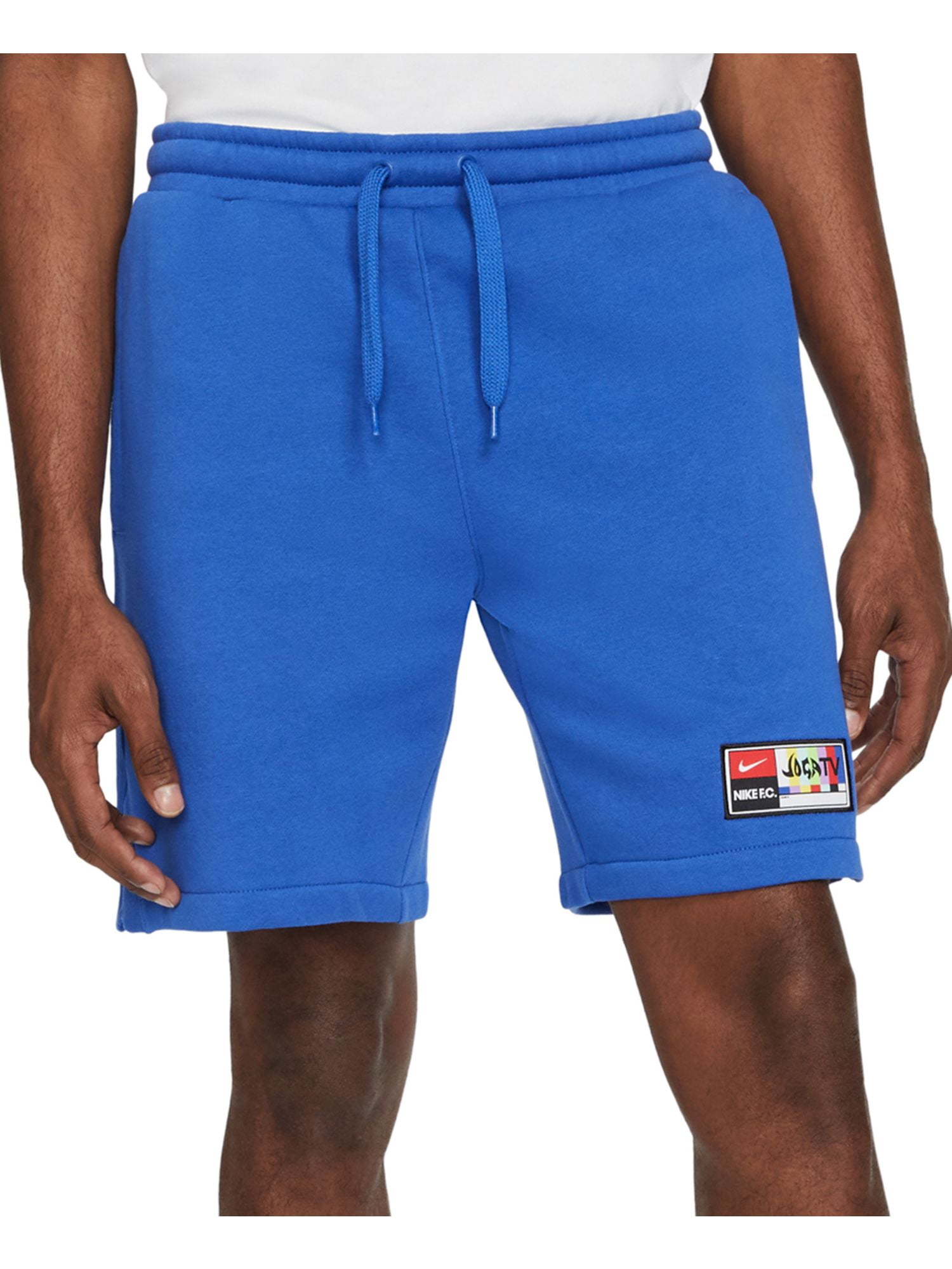kreupel Moedig aan dubbellaag NIKE Mens Joga Bonito Blue Drawstring, Logo Graphic Classic Fit Fleece Shorts  XXL - Walmart.com