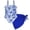 Royal Blue, variant on Girls Swimsuit Quick Dry Cut Out One Piece Bathing Suit Adjustable Straps Swimwear with Cover Up Skirt Size 7-14