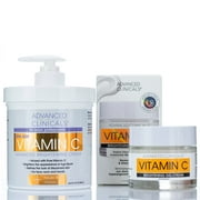 Advanced Clinicals Vitamin C Body Cream & Face Cream Set