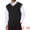 Black, variant on DARING DIVA Men's Solid Color V-Neck Sleeveless Cable Knitted Sweater Vest M Navy Blue