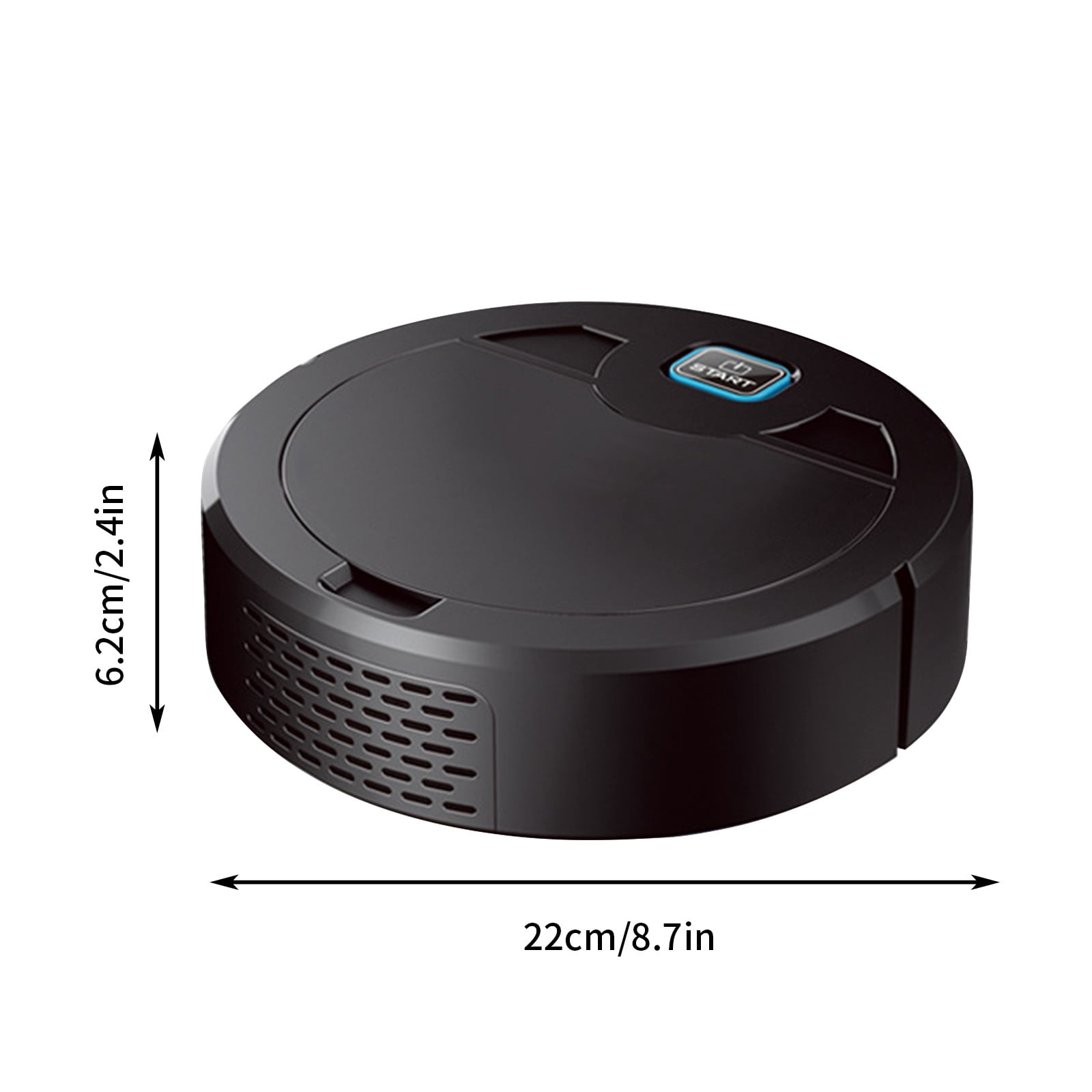 LSLJS Robot Vacuum Cleaners for Home, 3 in 1 Robotic Vacuum Cleaner and Mop Combo With Watertank/Dustbin/Brush, Tangle-Free Strong Suction, Slim, Low Noise, Ideal For Hard Floor Pet Hair