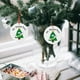 thumbnail image 4 of Puntoco Adornos navideños Tarjeta colgante de madera de Navidad Decoración de árbol de Navidad de madera de doble cara Puntoco Puntoco-2823, 4 of 7