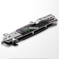 thumbnail image 4 of Munetoshi 9" Rainbow Wood Handle Spring Button Folding Comb Hair Styling Pocket Carrying, 4 of 6