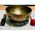 thumbnail image 2 of 9 in Healing Meditation Mantra Handmade Carved Singing Bowl Etching..., 2 of 3