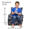 Posh Creations Structured Bean Bag Chair,Kids,Pasadena Seat,1.8ft