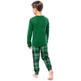 thumbnail image 6 of Fruit of the Loom Boy's Sleep Long Sleeve Top & Velour Fleece Pajama Set, 2-Piece, Sizes 4-16, 6 of 10