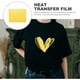 thumbnail image 3 of unbranded Vinilo Htv Glitter Amarillo Para Y Transferencia En Camisetas Y Textiles, 3 of 5