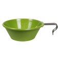 thumbnail image 1 of LOVIVER Bol de Camping Léger Vaisselle Bol à Soupe avec Poignée en Acier Inoxydable Extérieur Vert, 1 of 8