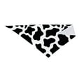 thumbnail image 4 of Bingfone Cow Print Black White-Washable Dog Scarf Triangle Adjustable Puppy Bandana Bib Handkerchief For Medium Large Dog Cat, 4 of 9