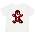 thumbnail image 3 of Inktastic Buffalo Plaid Gingerbread Man Boys or Girls Baby T-Shirt, 3 of 5